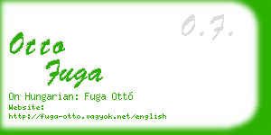 otto fuga business card